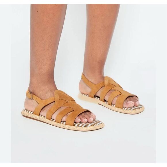 Clergerie Eilis Suede Sandals made in Portugal size 38.5/8US NWOB - Picture 2 of 7